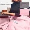 3 Heating Gears Electric Blanket Heated Wearable Shawl,Electric Heating Shawl,Portable Heating Blanket Throw Fast Heating with Timing Gears,Overheating Protection Washable (Pink) view 2