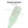 Rotating Manual Trimmer, Nose Hair Clipper, Nose Hair Knife, 3pcs Manual Nose Hair Trimmer Double Heads 360 Degrees Rotation Deep Cleansing Nose Hair Cutter Mint Green view 3