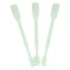 Rotating Manual Trimmer, Nose Hair Clipper, Nose Hair Knife, 3pcs Manual Nose Hair Trimmer Double Heads 360 Degrees Rotation Deep Cleansing Nose Hair Cutter Mint Green view 4