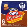 McVitie's selection pack with Mini milk chocolates, gingerbread men & Iced gems biscuits 17 small bags for kids parties, Christmas & Birthday snack treats view 2
