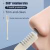 Nose Hair Clipper, Rotating Manual Trimmer, Nose Hair Knife, 12pcs 360 Degree Rotating Nose Trimmer Stainless Steel Portable Rotating Double Head Nose Trimmer view 4