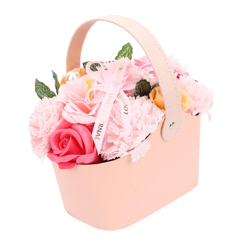 ABOOFAN Fancy Soap Flower Box Bath Flowers Perfect for Birthday Present for Women