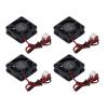 4pcs 3010 DC Brushless Cooling DC Brushless Fan, 3010 DC Brushless Fan Fan 3D Printer Extruder Hot End Cooling Fan Hydraulic Bearing Heatsink Cooler (DC24V) view 1