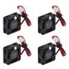 4pcs 3010 DC Brushless Cooling DC Brushless Fan, 3010 DC Brushless Fan Fan 3D Printer Extruder Hot End Cooling Fan Hydraulic Bearing Heatsink Cooler (DC24V) view 3