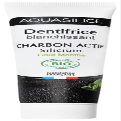 Aquasilice Organic Charcoal Whitening Toothpaste 75 ml