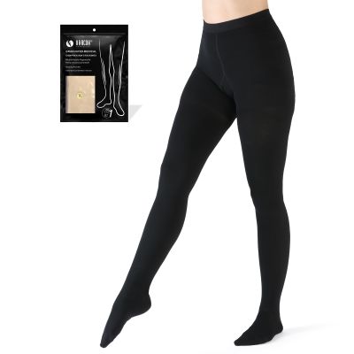 VARCOH Compression Socks for Women, Compression Tights, Compression Leggings for Women, Medical Compression Stockings Best for DVT, Pregnancy, Varicose Veins, Relief Shin Splints, Edema (Black,M)