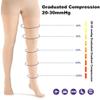 VARCOH Compression Socks for Women, Compression Tights, Compression Leggings for Women, Medical Compression Stockings Best for DVT, Pregnancy, Varicose Veins, Relief Shin Splints, Edema (Black,M) view 3