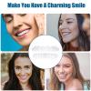 Flipped Warmth 2 Pairs False Teeth Veneers Teeth, Perfect Smile Teeth Veneers Top and Bottom Fake Cosmetic Teeth Veneers Instant Comfort Fit Whitening Flex Denture Cover view 4