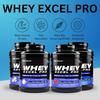 Out Angled Whey Protein Powder, Whey Excel Pro, Chocolate Flavour 2kg, High Protein with Whey Protein Isolate for Muscle Recovery view 3