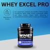Out Angled Whey Protein Powder, Whey Excel Pro, Banana Flavour 2kg, High Protein with Whey Protein Isolate for Muscle Recovery view 4