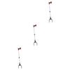 Healvian 3pcs Portable Trash Clamp Rubbish Clip Garbage Clip for Indoor Outdoor Use Reacher Grabber Tool for Elderly and Disabled view 1