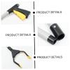 Healvian 3pcs Portable Trash Clamp Rubbish Clip Garbage Clip for Indoor Outdoor Use Reacher Grabber Tool for Elderly and Disabled view 3