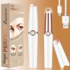 Eyebrow Hair Remover Nose Face Hair Removal Rechargeable Eyebrow Trimmer Razor with Light Painless Trimmer Portable Eyebrow Hair Removal for Nose, Face, Arms, Legs, Women, Men, Girls view 1