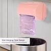 Extra Large Trash Bag Holder Dispenser, Wall Mount Trash Garbage Plastic Bag Storage Box, Compatible with Big and Small Trash Bag Rolls() view 2