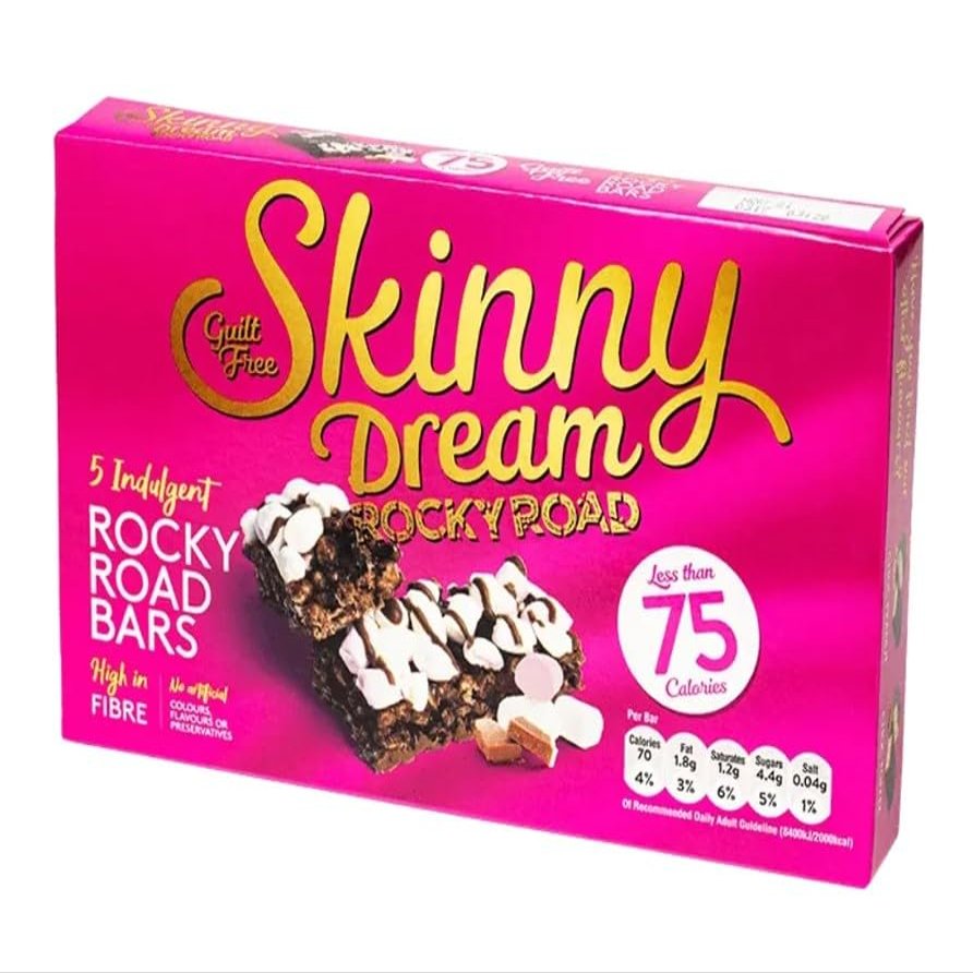 3 x Skinny Dream Rocky Road Bars 5 x 20g Delicious Tasty And Twisty Treat Gift Hamper Sold By Kidzbuzz