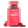 Energy Gummies - High Strength Alternative to Running Gels, Energy Tablets, & Energy Gels for Running - Caffeine Free Supplements - for Running, Cycling, Studying - Novomins view 1
