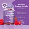 Night Time Gummies - Sugar-Free - Sleep Gummies for Adults - High Strength Natural Alternative to Melatonin Tablets - with Magnesium for Sleep, L-Theanine, Vitamin B12 - Novomins view 2