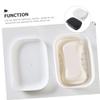 Hemobllo 2pcs Portable Soap Box Lid Travel Soap Dish Holder for Bar and Draining Container Case for Bathroom and Camping Random Color view 4