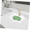 POPETPOP Bathroom Soap Dish Soap Container Holder Drainage for Bathroom Sink Wall Mounted view 2