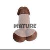 Secret Santa Gift. Large Chocolate Willy with Realistic Detail 35 G Chocolate.Hen DO Gift (Milk) view 2