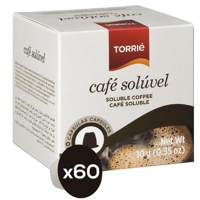 Torri Instant Coffee Pods Compatible with Nespresso Original Machines (60 pods)
