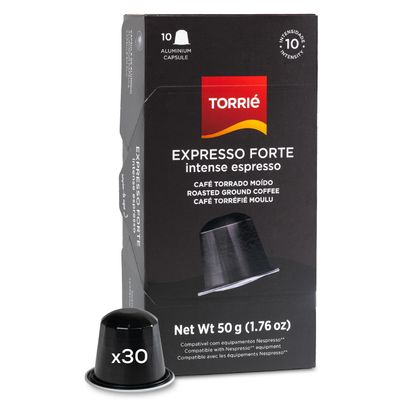 Torri Coffee Pods Compatible with Nespresso Original Machines | Aluminium Capsules | Intense Espresso (30 pods)