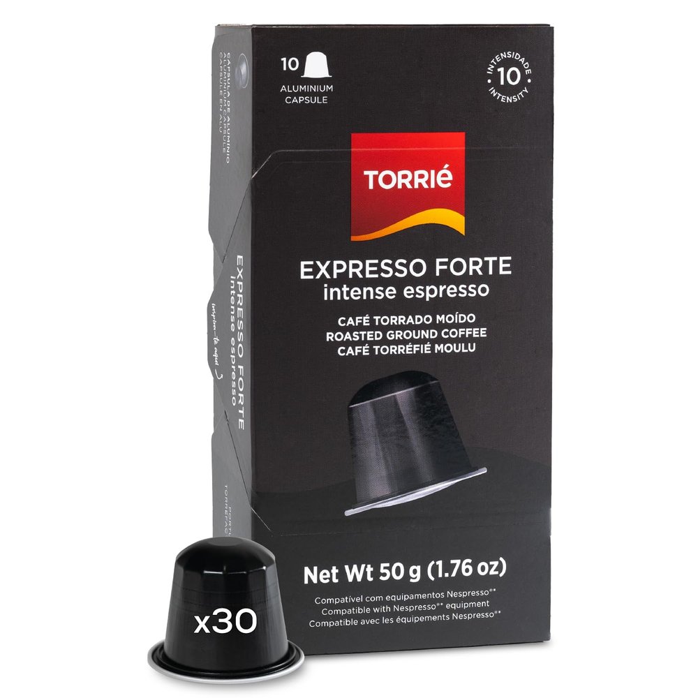 Torri Coffee Pods Compatible with Nespresso Original Machines | Aluminium Capsules | Intense Espresso (30 pods)