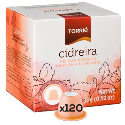 Torri Lemon Balm Tea Compatible with Nespresso Machines (120 Pods)