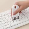 1pc Keyboard Cleaning Brush - Bendable Cup Cover Groove Gap Brush - Soft Bristles For Computer, Office & Household Cleaning view 1