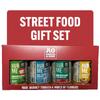 Angus & Oink Street Food Seasoning Gift Set | 4 Pack World Flavours BBQ Rubs & Spices for Chicken, Meat & Veg | Shawarma, Greek Souvlaki, Mexican & Honey Chilli Seasonings | Perfect Foodie Gift Box view 1