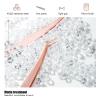 Eyelash Grafting Tweezers Set, Stainless Steel False Eyelash Grafting Tweezers Clips Portable Eyelash Brush Tool Kit Lash Tweezers Set for Lash Application and Removal view 2