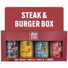 Angus & Oink Gift Set | Steak & Burger Gift Box | 1 x Texas Steak SPG 250G | 1 x Fries With That? 225G | 1 x Gaucho Chimmichuri Seasoning 220G | 1 x Montreal Steak & Burger 250G | BBQ Lover Gift Set view 1