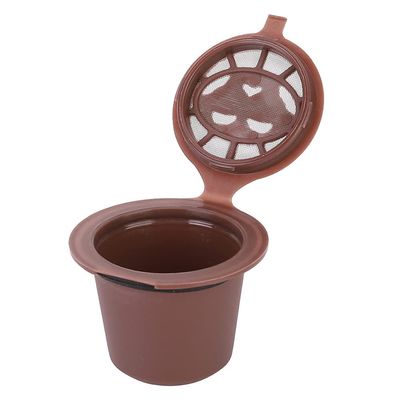 Akozon Pods C Rellenables,3Pcs Household Reusable Coffee Capsules Filter Refillable Capsules Cup for Nespr (Coffee)