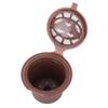 Akozon Pods C Rellenables,3Pcs Household Reusable Coffee Capsules Filter Refillable Capsules Cup for Nespr (Coffee) view 3