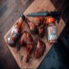 Angus & Oink Gift Set | Best of BBQ Gift Box | BBQ Rubs | 1 x Sweet Bones & Butts 220G | 1 x Dirty Cow Seasoning 220G | 1 x Pigasus 220G | 1 x Porky White Chick 220G | BBQ Lover Gift Set view 4