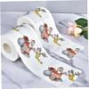 Christmas Toilet Paper 2 Rolls Santa Claus Printed Christmas Toilet Roll Funny Merry Xmas Toilet Paper Bulk for Bathroom Decor Stocking Stuffers Christmas Party Favors view 4