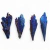 GIVBRO Crystal Rough Stones Tourmaline Natural Gemstones Feather Shaped Raw Stone for Aromatherapy Oils Jewelry Making Wicca Reiki 10-20g view 4