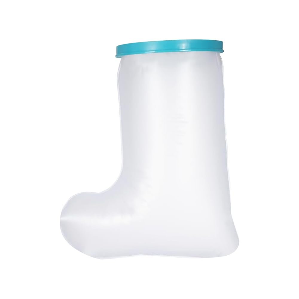 Greethga 1 PCS Waterproof Leg Cast Cover for Shower Adult Reusable Shower Boot Cover for Leg Foot Ankle