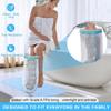 Greethga 1 PCS Waterproof Leg Cast Cover for Shower Adult Reusable Shower Boot Cover for Leg Foot Ankle view 3