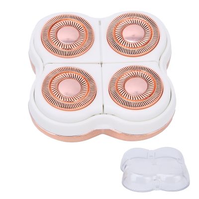 ANKROYU 4-Head Epilator Shaving Head, Hair Remover Replacement Head, Body Hair Shaver Head, Womens Electric Shaver Replacement Heads, Suitable for Women