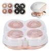 ANKROYU 4-Head Epilator Shaving Head, Hair Remover Replacement Head, Body Hair Shaver Head, Womens Electric Shaver Replacement Heads, Suitable for Women view 4