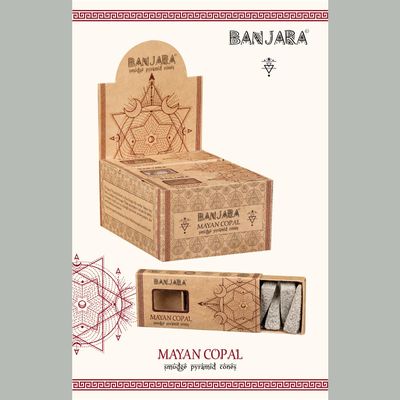 Banjara Mayan Copal Pyramid Cones, 3 x packs of 10 Cones