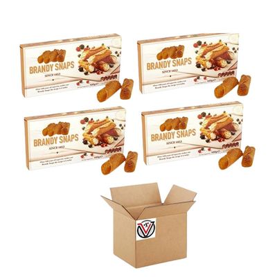 Brandy Snaps 100g Christmas Biscuits (04 Packs)