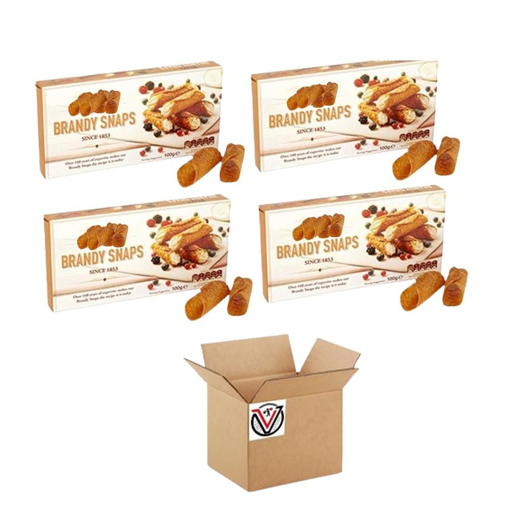 Brandy Snaps 100g Christmas Biscuits (04 Packs)