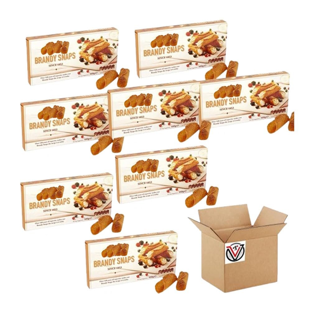 Brandy Snaps 100g Christmas Biscuits (08 Packs(Full Box))
