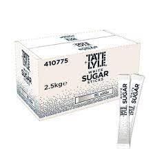 White Sugar Sticks - 1000 Individually Wrapped Sticks for Effortless Sweetening