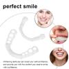 Temporary False Teeth, 1 Pairs Adjustable Dental Veneers, Instant Top and Bottom Dentures, Cosmetics, for Men and Women view 3