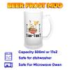 Kawaii Neko Ramen Lover Japanese Noodle Anime New Trend Fun Lustig Transparent Beer Mug Stein 500ml view 2