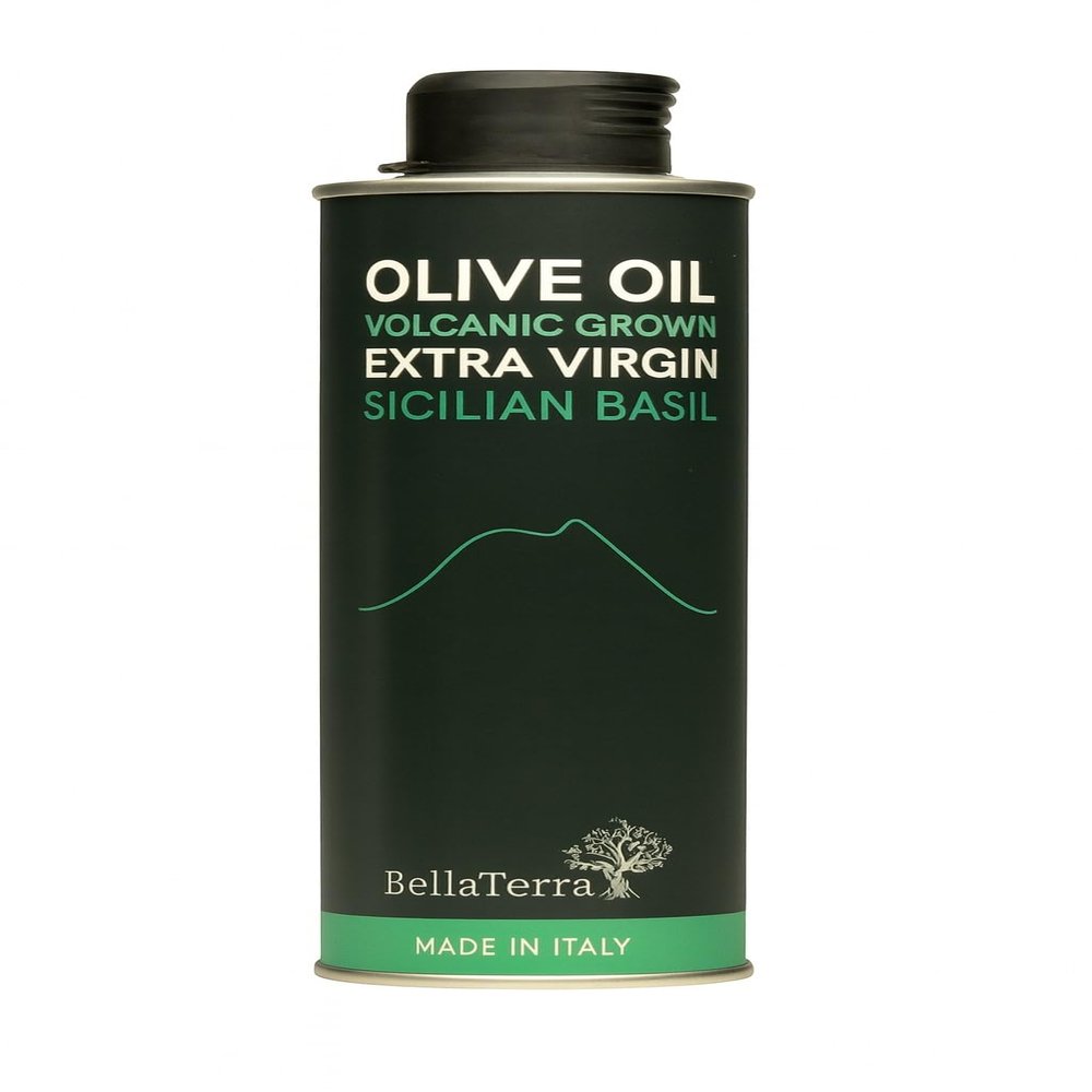 Sicilian Basil - Volcanic Grown - Extra Virgin Olive Oil