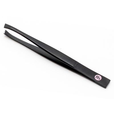 FFS Beauty Professional Tweezers for Facial Hair - Stainless Steel Precision Ingrown Hair & Eyebrow Tweezer for Men and Women with Angled & Pointed Tips, Blackhead Remover & Pubic Area Treatment